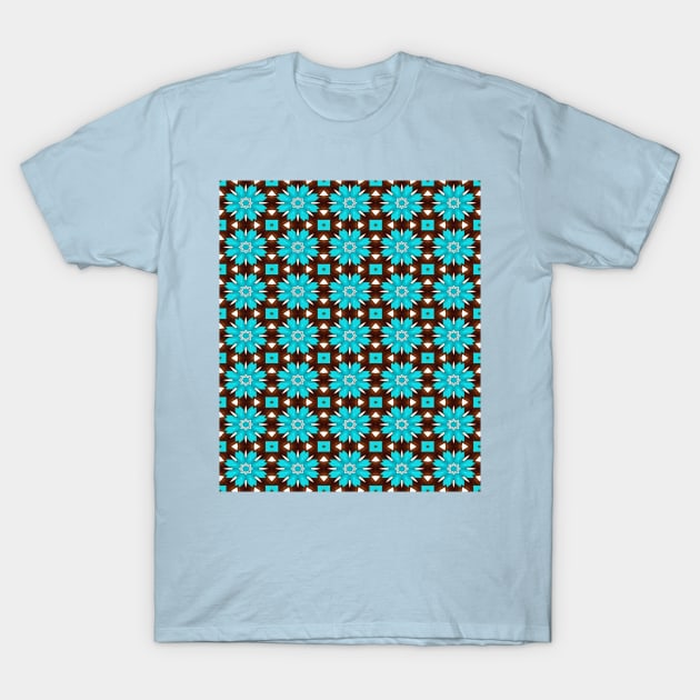 Turquoise roses T-Shirt by YamyMorrell